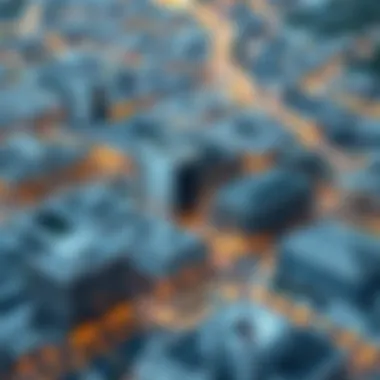 Urban Planning Insights in Dubai's Landscape Urban planning layout showcasing Dubai's development trends