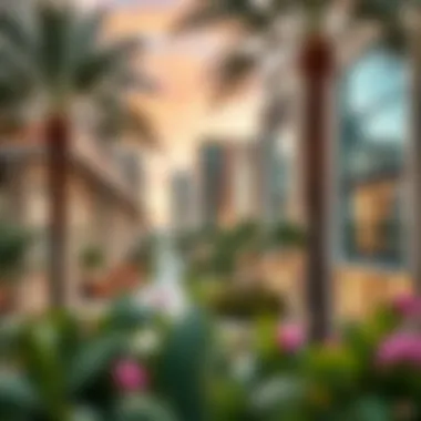 Residential Living in Dubai South Residential community with lush greenery and modern amenities