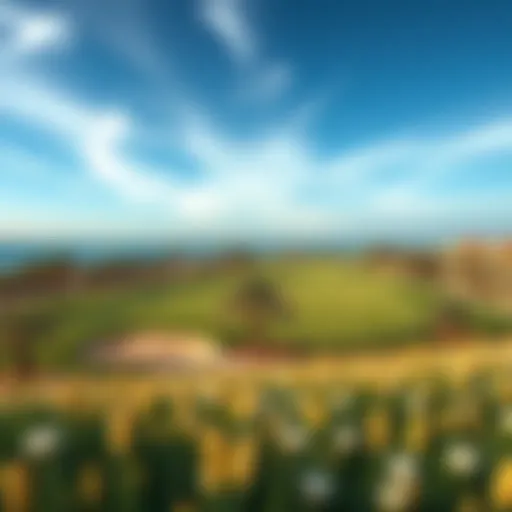 Stunning view of the Emirates Golf Club course