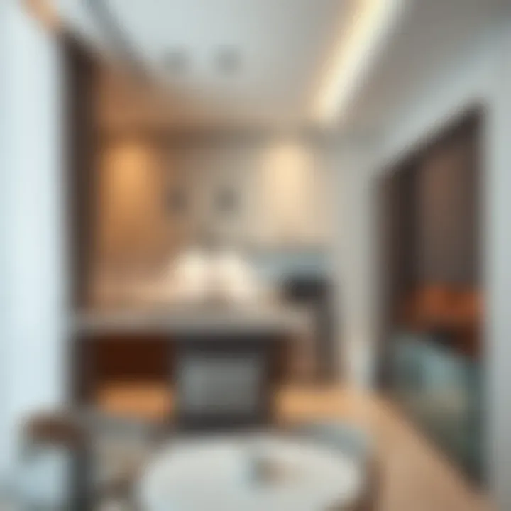 Contemporary Kitchen Design in Hotel Apartment Well-appointed kitchen in a hotel apartment