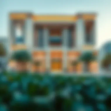 Impressive Architectural Design of the Property Architectural design of Hyatt Regency Dubai Creek Heights