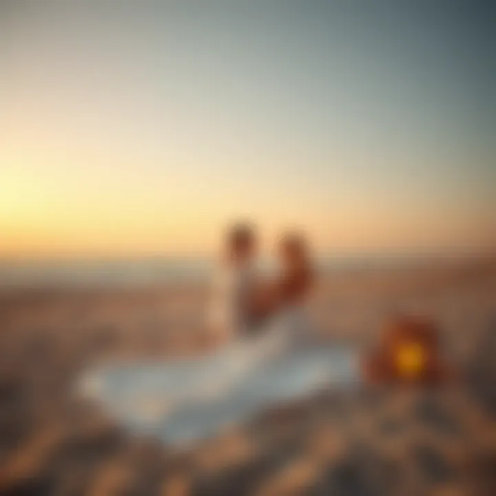 An intimate beach setting in Dubai, perfect for couples to relax.