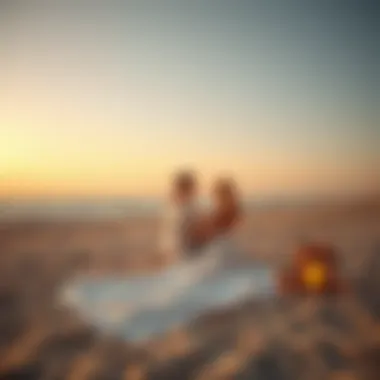 Intimate Beach Setting in Dubai An intimate beach setting in Dubai, perfect for couples to relax.