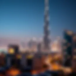 A stunning view of Dubai's skyline showcasing luxurious properties