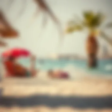 Vibrant beach activities at Jumeirah Bay