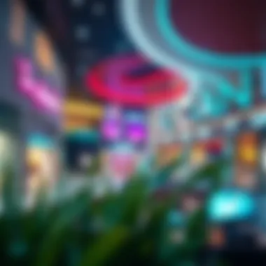 Entertainment facilities including a cinema and leisure areas in Khalidiya Mall