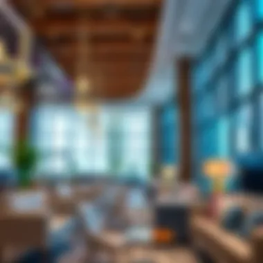 Interior amenities showcasing a modern workspace