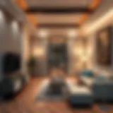 Charming partition room setup in Al Barsha 1