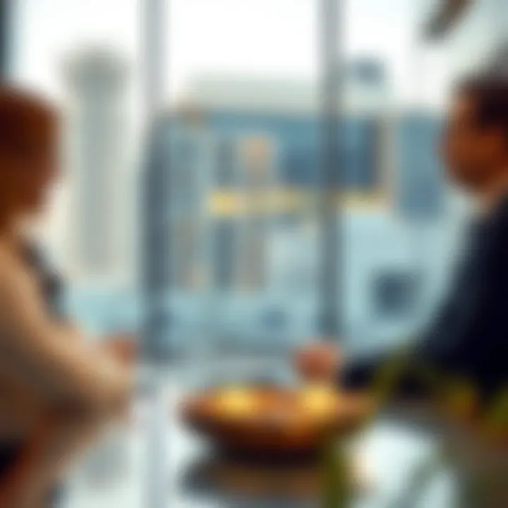 Consultation session discussing property investment strategies