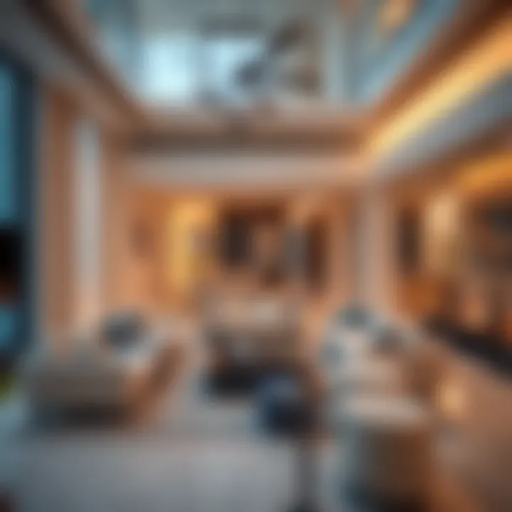 A luxurious apartment interior reflecting modern design