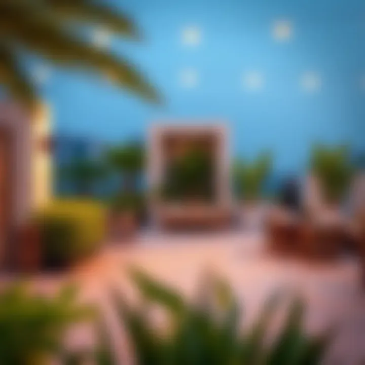 Community Spaces in Al Nahda Relaxing outdoor space in Al Nahda community