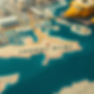 Strategic Location of Jebel Ali Map showcasing Jebel Ali's strategic location within Dubai