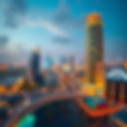 Panoramic view of Dubai Internet City