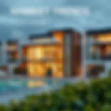 Infographic detailing market trends in premium real estate