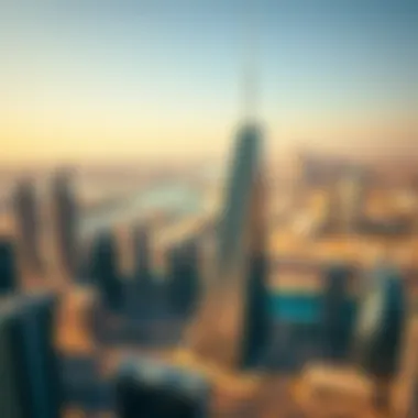 Aerial perspective highlighting RP Tower's strategic location