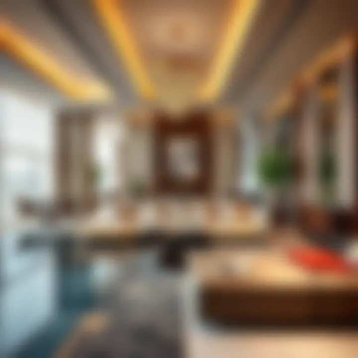 Amenities that Define Luxury Living Luxurious amenities inside Sadaf Six, highlighting modern living spaces