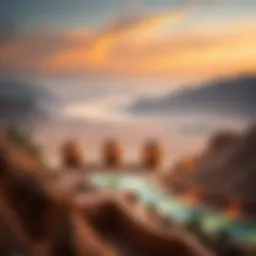 Stunning panoramic view of Hatta Oasis