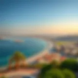 Panoramic view of Ras Al Khaimah's coastline