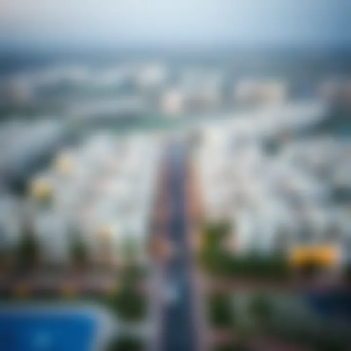 Modern Living in Ras Al Khaimah Aerial view of modern residential developments in Ras Al Khaimah