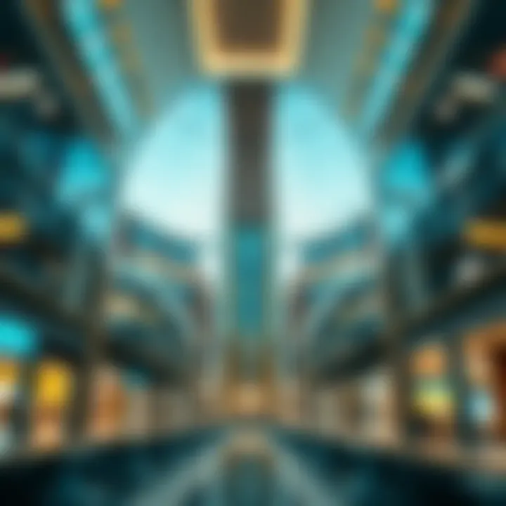 Stunning view of the Dubai Mall with its iconic architecture