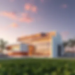 Architectural marvel of مرف مول showcasing modern design