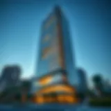 Exterior view of Omniyat Tower showcasing its modern design