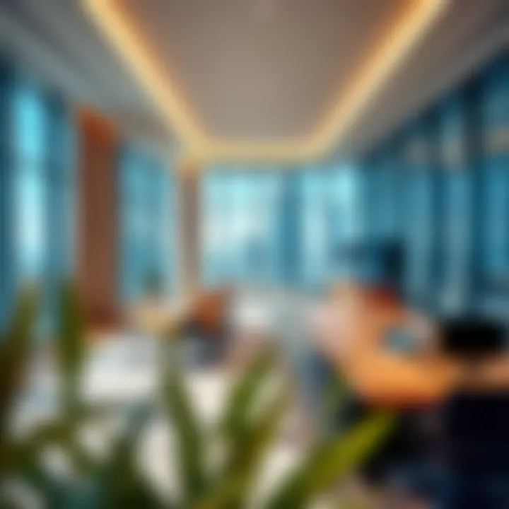 Interior office space highlighting innovative architecture