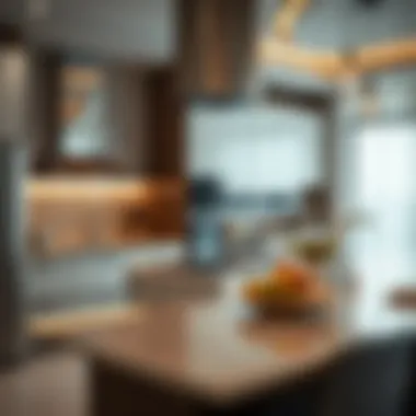 Modern kitchen with high-end appliances