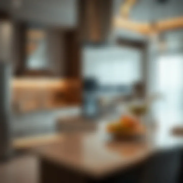 Modern kitchen with high-end appliances