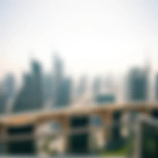 Overview of Dubai's skyline with modern architecture