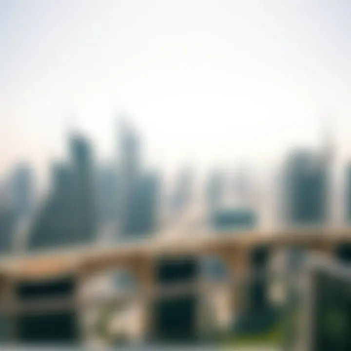 Overview of Dubai's skyline with modern architecture