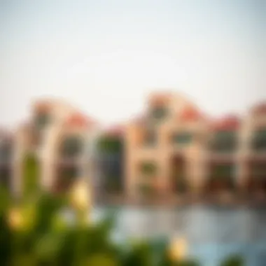 Luxurious waterfront properties along the fronds of Palm Jumeirah