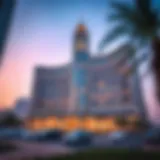 Stunning architectural view of Ghoroob Square showcasing modern design