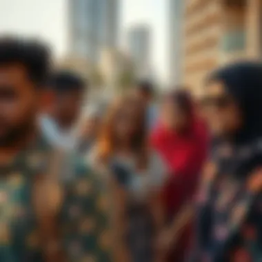Diverse expatriate community in Dubai, highlighting inclusivity