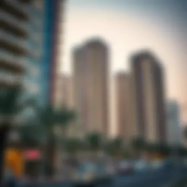 Vibrant real estate development in Dubai, representing growth