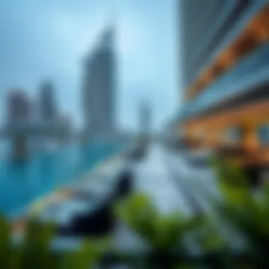 Amenities and leisure facilities in Habtoor Tower Marina