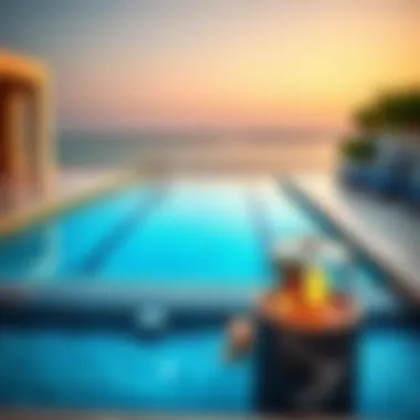 Aesthetic Appeal of Infinity Pools Elegant infinity pool design with luxurious surroundings