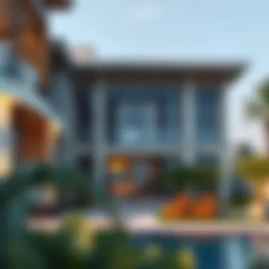 Stunning architecture of a Jumeirah Islands property