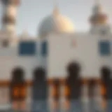 Architectural Details of JVC Mosque The majestic facade of JVC Mosque showcasing intricate architectural details