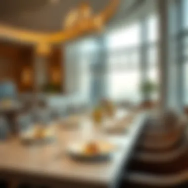 Gourmet dining experience at JW Marriott featuring exquisite dishes