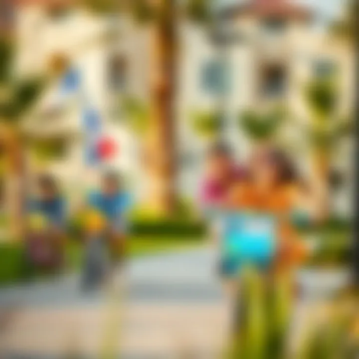 Vibrant community life captured in Keturah Reserve with families enjoying outdoor activities.
