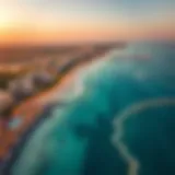 Stunning Overview of La Mer Beach Panoramic view of La Mer Beach showcasing the pristine shoreline and vibrant atmosphere