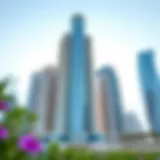 Stunning view of Latifa Tower showcasing its modern architecture