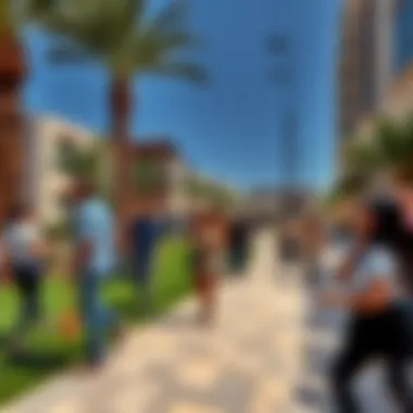 Dynamic Community Life at Lavita Dubai Vibrant community atmosphere in Lavita Dubai