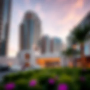 Stunning view of Manazil Port Saeed 01 showcasing modern architecture