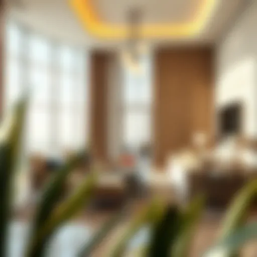 Luxurious living room in Marriott Residences showcasing modern design