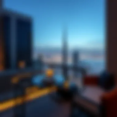 Breathtaking Views from Marriott Residences Stunning skyline view from a Marriott Residence balcony