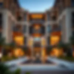 Stunning architectural view of Mjl Lamtara in Dubai