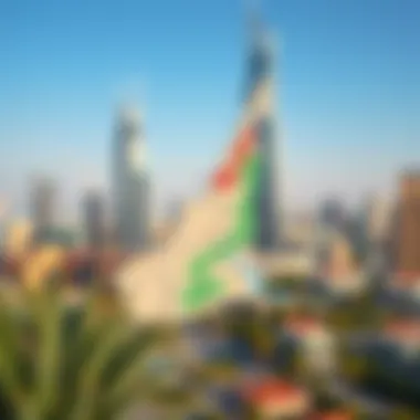 Map highlighting Dubai’s zoning laws and property values