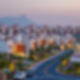 Visual representation of Dubai's property layout with Makani numbers